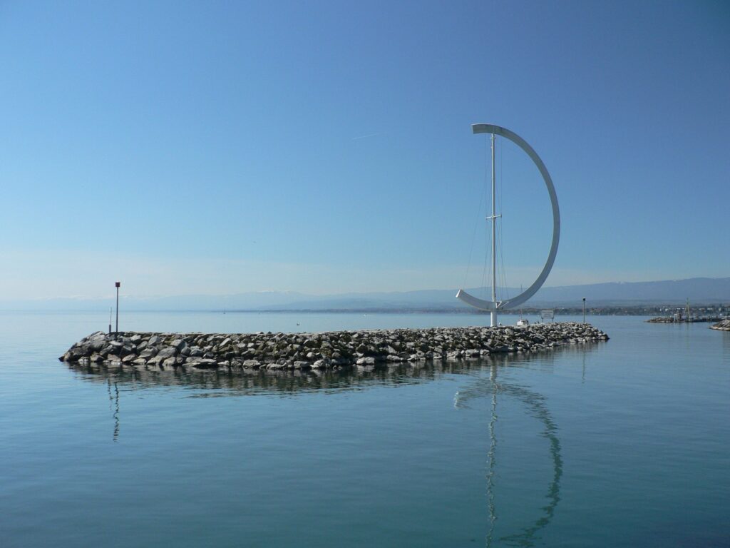 Girouette på Ouchy i Lausanne