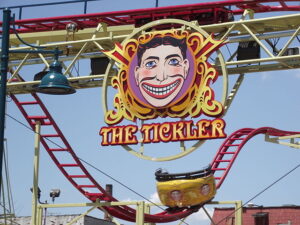 The Tickler er en attraksjon i Luna Park Coney Island.