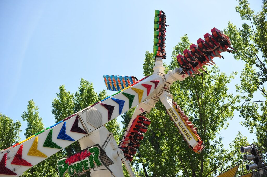 Luna Park i Lausanne har många intressanta attraktioner