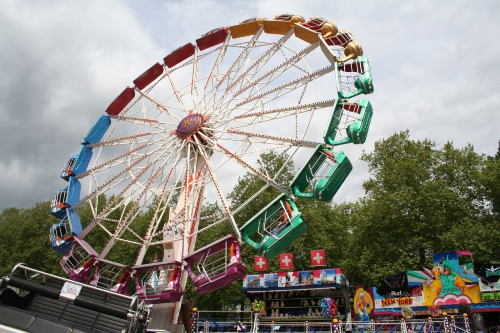 Pariserhjulet i Luna Park Lausanne