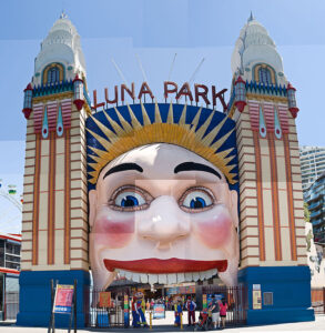 Luna Park Sydney er et af verdens ældste tivolier.